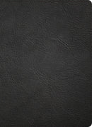 CSB Verse-By-Verse Pastor's Bible (Holman Handcrafted Collection)-Black Premium Goatskin