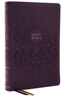 KJV Center-Column Reference Bible (Comfort Print)-Purple Leathersoft