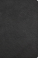CSB Giant Print Reference Bible-Black Genuine Leather Indexed