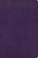 CSB Giant Print Reference Bible-Plum LeatherTouch