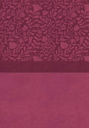 NIV Super Giant Print Reference Bible (Comfort Print)-Pink Leathersoft Indexed