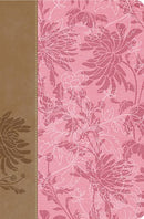 Span-RVR 1960 Womans Study Bible-Pink/Brown LeatherSoft (Biblia De Estudio Para La Mujer)