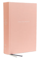NET Love God Greatly Bible (Comfort Print)-Pink Cloth Over Board