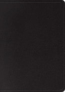 ESV Large Print/Wide Margin Bible-Black Genuine Leather