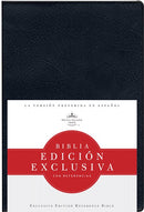 Span-RVR 1960 Exclusive Edition W/Reference (Biblia Edicion Exclusiva con Referencias)-Black Vinyl