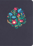 Span-RVR 1960 Hand Size Giant Print Bible (Biblia Letra Grande Tamano Manual)-Embroidered Cloth Over Board Indexed