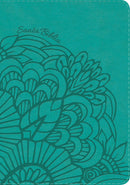 Span-RVR 1960 Large Print Compact Bible (Biblia Compacta Letra Grande)-Teal LeatherTouch Indexed