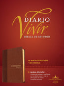 Span-RVR 1960 Life Application Study Bible (Biblia de Estudio del Diario Vivir)-Brown/Tan LeatherLike