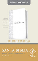 Span-NTV Personal Size Large Print Bible (Edicion Personal Letra Grande)-White LeatherLike