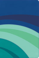 Span-RVR 1960 Rainbow Study Bible (Biblia de Estudio Acro Iris)-Royal/Sky/Teal LeatherTouch Indexed
