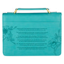 Amazing Grace Bible Cover Fashion Teal.