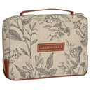 Amazing Grace Natural Canvas Bible Cover