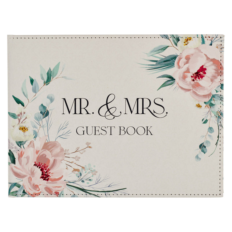 Mr. & Mrs. Peachy-pink Floral 1John 4:19