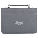 Verheerlijk God Bijbelomslag Klassiek Grijs.