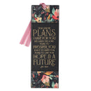 I Know the Plans Jer. 29:11 Bookmark Faux Leather Black