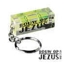 Bouw op Jezus waterpas sleutelhanger (prijs per stuk, verkoop per 3)
