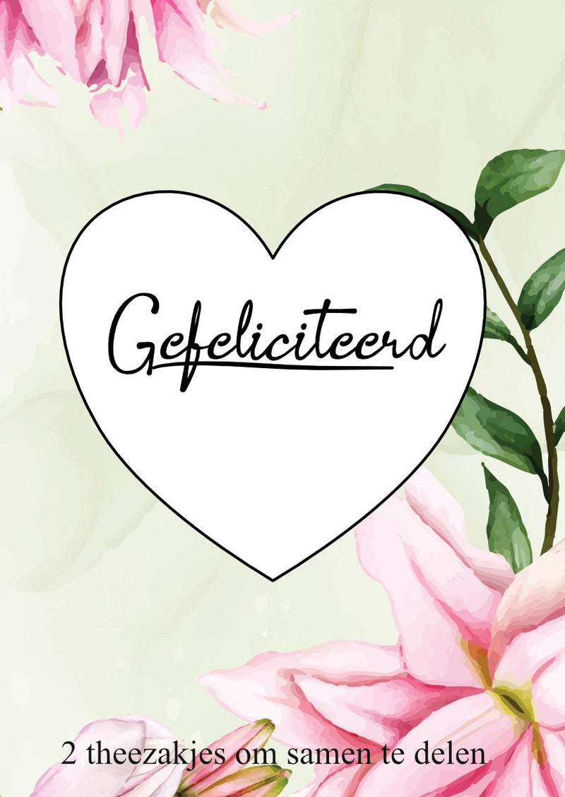 Gefeliciteerd theedoosje