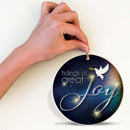 Great Joy Ceramic Christmas Decoration