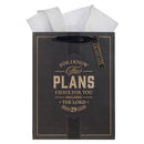 I Know the Plans Jer. 29:11 Gift Bag LG Portrait