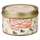 Strength & Dignity Prov. 31:25 Tin Candle Floral Pink