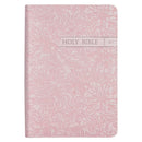KJV Bible Mini Pocket Faux Leather, Pink