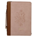Trust Prov. 3:5 Bible Cover Fashion Pink/Brown