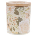 Every Good & Perfect Gift James 1:17 Glass Candle w/Bamboo Lid Floral