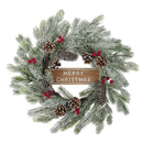 Decorated Wreath Merry Christmas