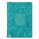 Trust in the Lord Prov. 3:5 Journal Classic Zip Teal