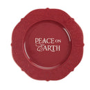 Peace on Earth Red Plate