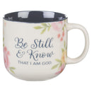 Mug White/Navy Be Still & Know Ps. 46:10