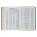 KJV Bible Compact Faux Leather Pink