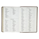 Crown of Thorns Brown KJV Bible Giant Print Full-size Faux Leather