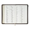 Crown of Thorns KJV Bible Deluxe Gift Faux Leather Two-tone w/zipper  Isa. 53:5