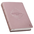NLT, The Spiritual Growth Bible Faux Leather, Dusty Mauve