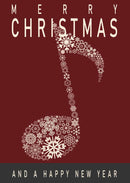 Musicnote Christmas card