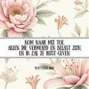 Ik zal je rust geven Tegel NL