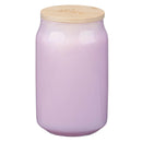 Be Still and Know Ps. 46:10 Glass Candle w/Bamboo Lid