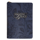 Amazing Grace Journal Classic Zip Navy