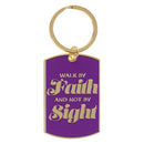 Walk By Faith 2 Cor. 5:7 Keychain