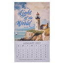Light Of The World John 8:12 2027 Mini Magnetic Calendar