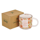 Those Who Trust In The Lord Isa. 40:31 Mug Pink Floral