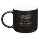 A Man's Heart Plans His Way Prov. 16:9 Mug Black