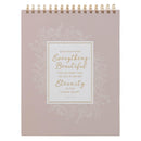 Everything Beautiful Ecc. 3:11 Spiral Notepad XL Pink