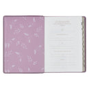 NLT, The Spiritual Growth Bible Faux Leather, Purple