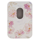 Walk By Faith 2 Cor. 5:7 Phone Wallet Magnetic White Floral