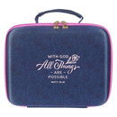 With God All Things Matt 19:26 Bible Organizer Hardcover