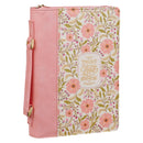 Those Who Trust In The Lord Isa. 40:31 Bible Cover Fashion Coral Floral