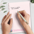 Zegen je roze A5 christelijk notitieboekje