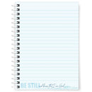 Wees stil A5 christelijk notitieboek